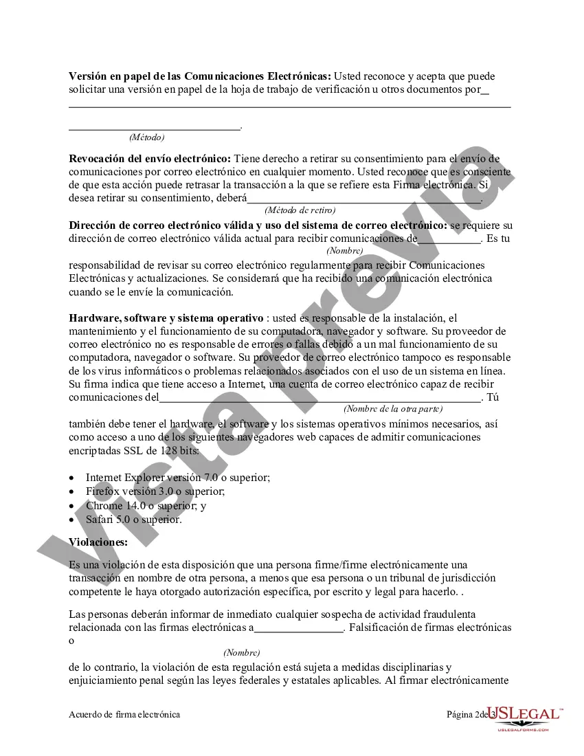 Preview Acuerdo de firma electrónica