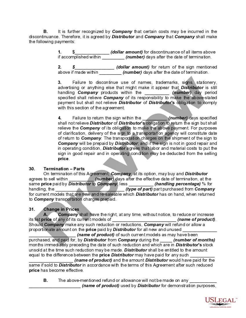 Get Exclusive Distributorship Agreement with Factory Warranty and Service Provisions Preview Exclusive Distributorship Agreement with Factory Warranty and Service Provisions