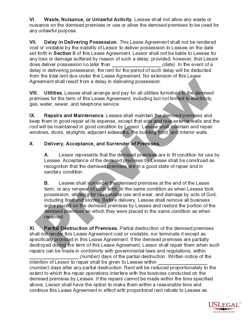 Preview Lease Purchase Agreement for Business