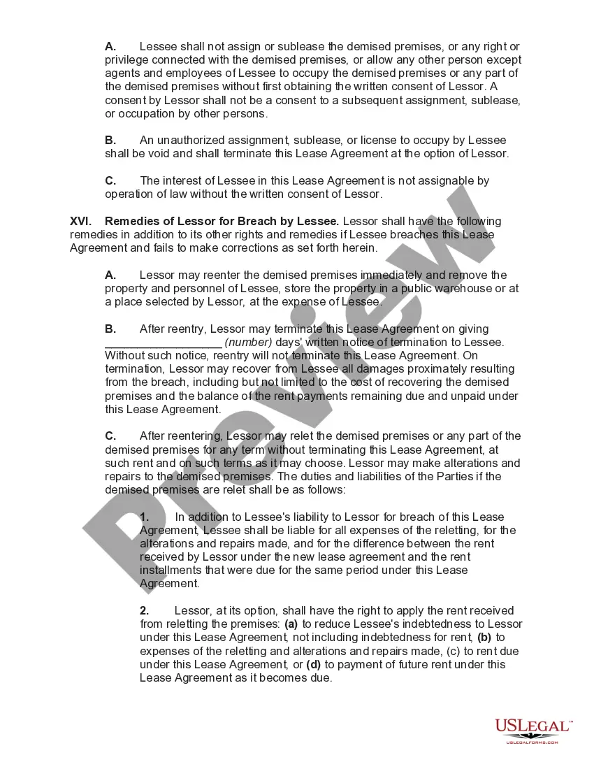 Preview Lease Purchase Agreement for Business