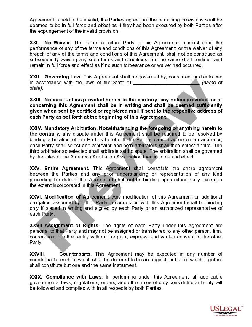 Preview Lease Purchase Agreement for Business