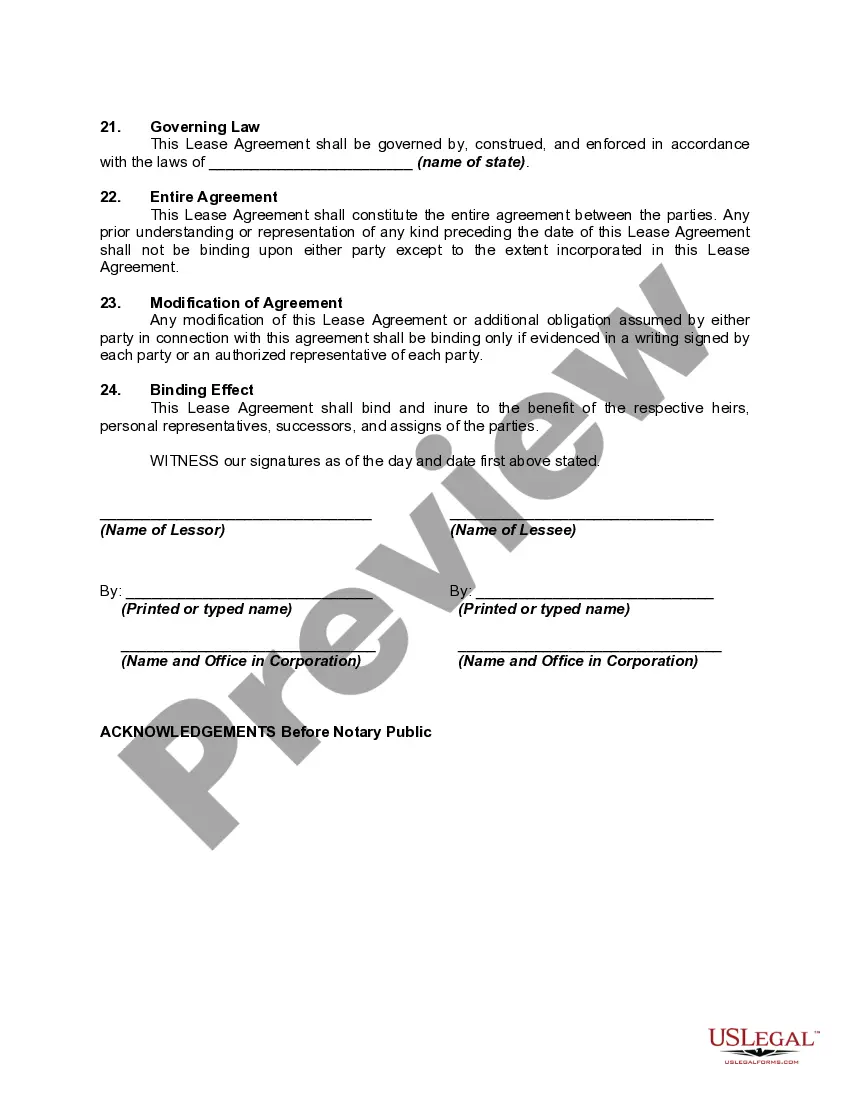 Get Lease Agreement of Store with Lessee Paying no Rent the First Year and with an Option to Renew or Purchase at the End of One Year - Lease or Rent to Own Preview Lease Agreement of Store with Lessee Paying no Rent the First Year and with an Option to Renew or Purchase at the End of One Year - Lease or Rent to Own