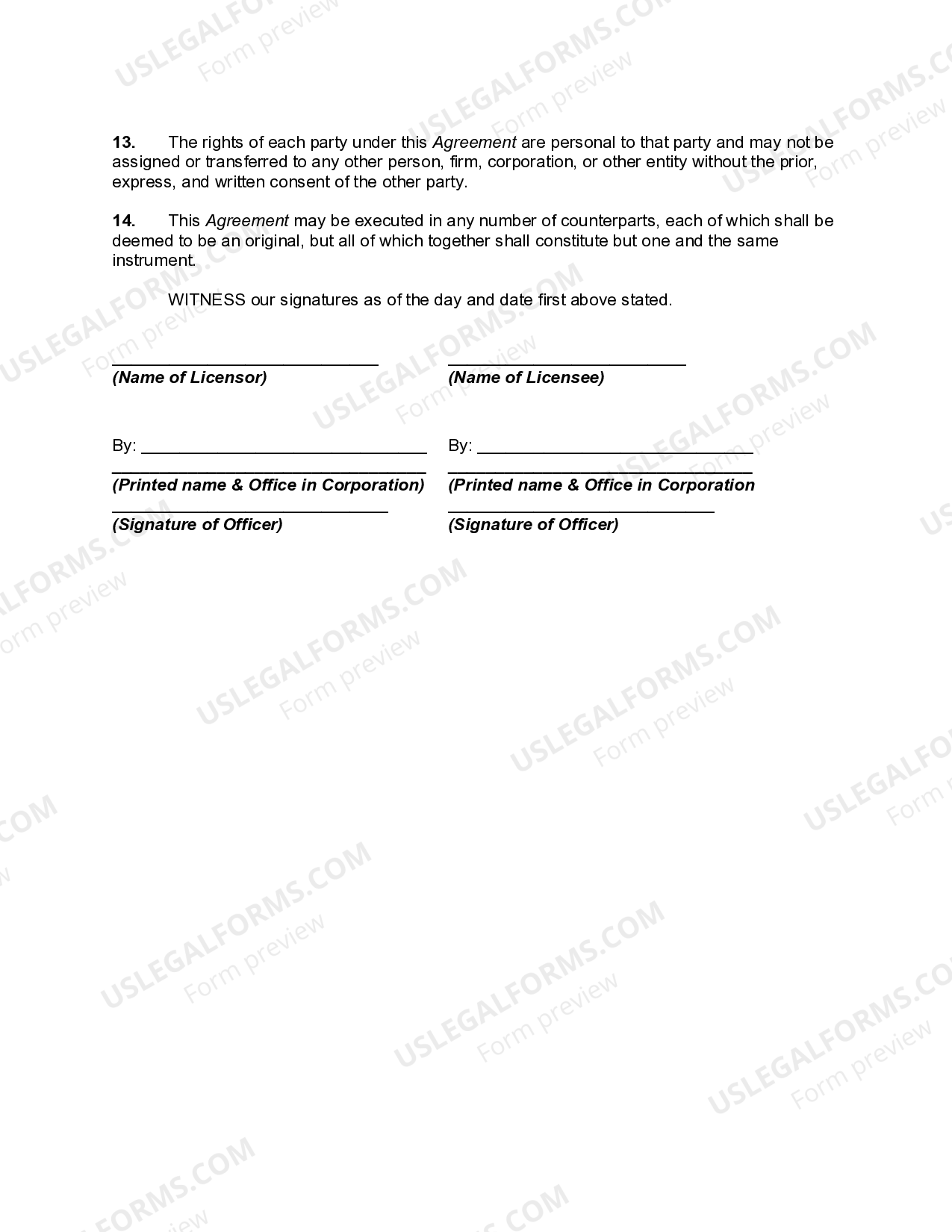 Montana Agreement Granting Exclusive License to Sell a Line of Apparel