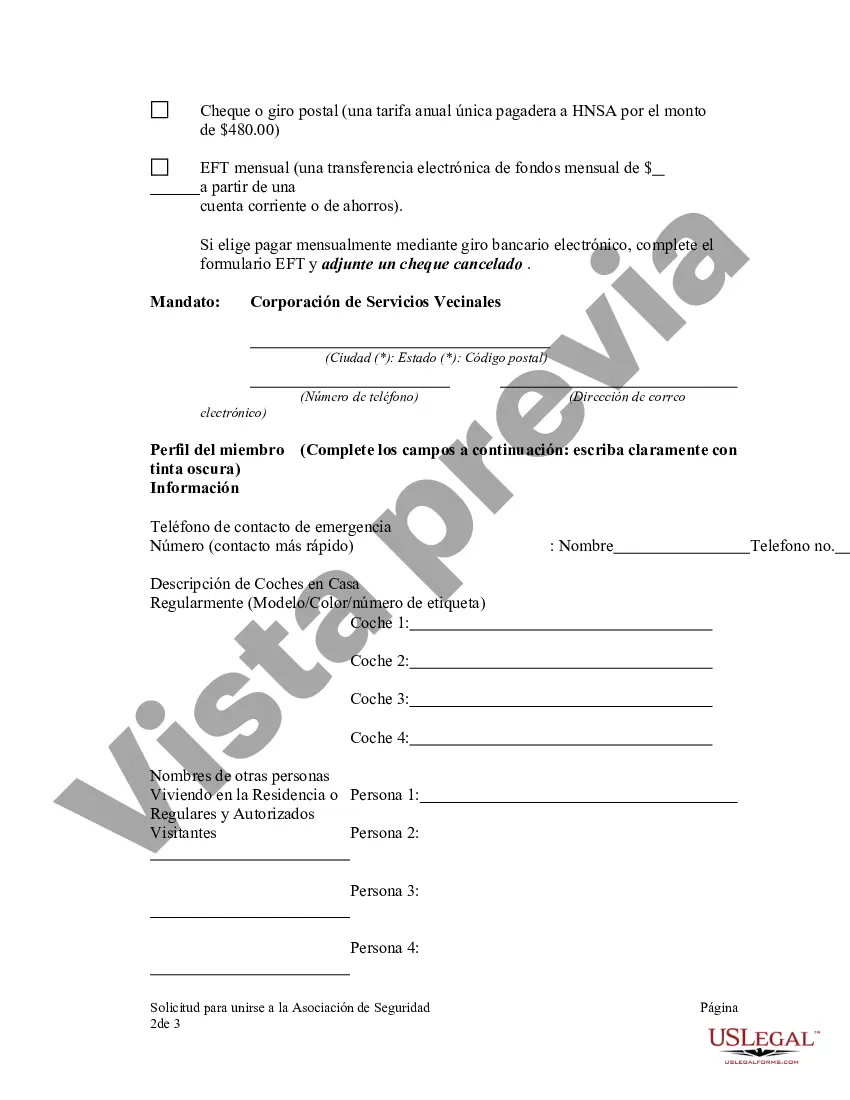 Preview Solicitud para unirse a la Asociación de Seguridad