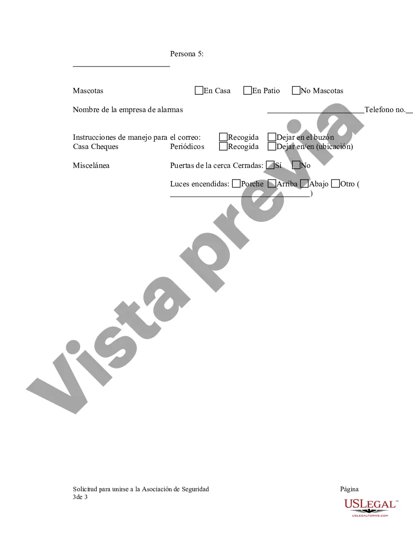 Preview Solicitud para unirse a la Asociación de Seguridad