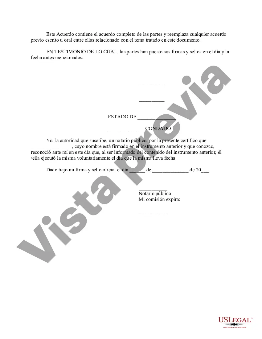 Preview Acuerdo de Anualidad Privada