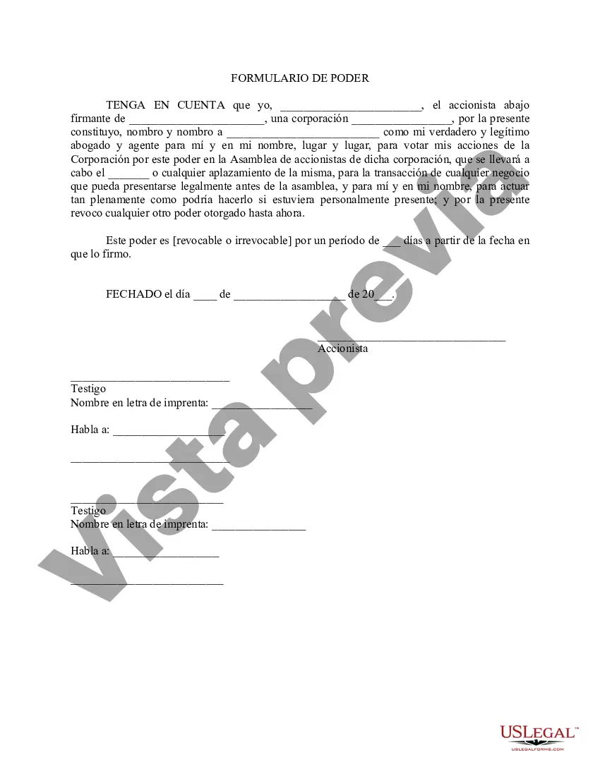 Preview Poder revocable o irrevocable