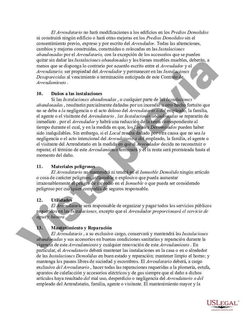 Preview Arriendo de Casa Sin Amueblar