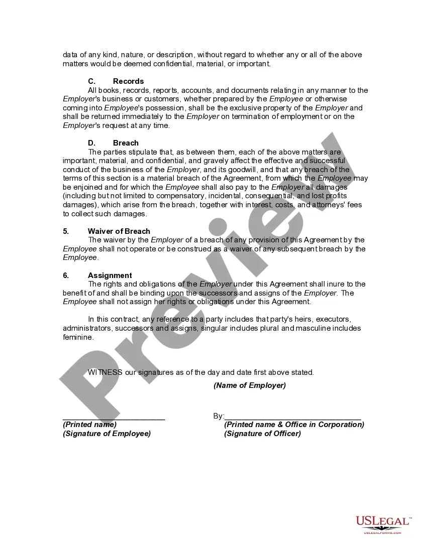 Preview Employment Contract with Medical Office Assistant