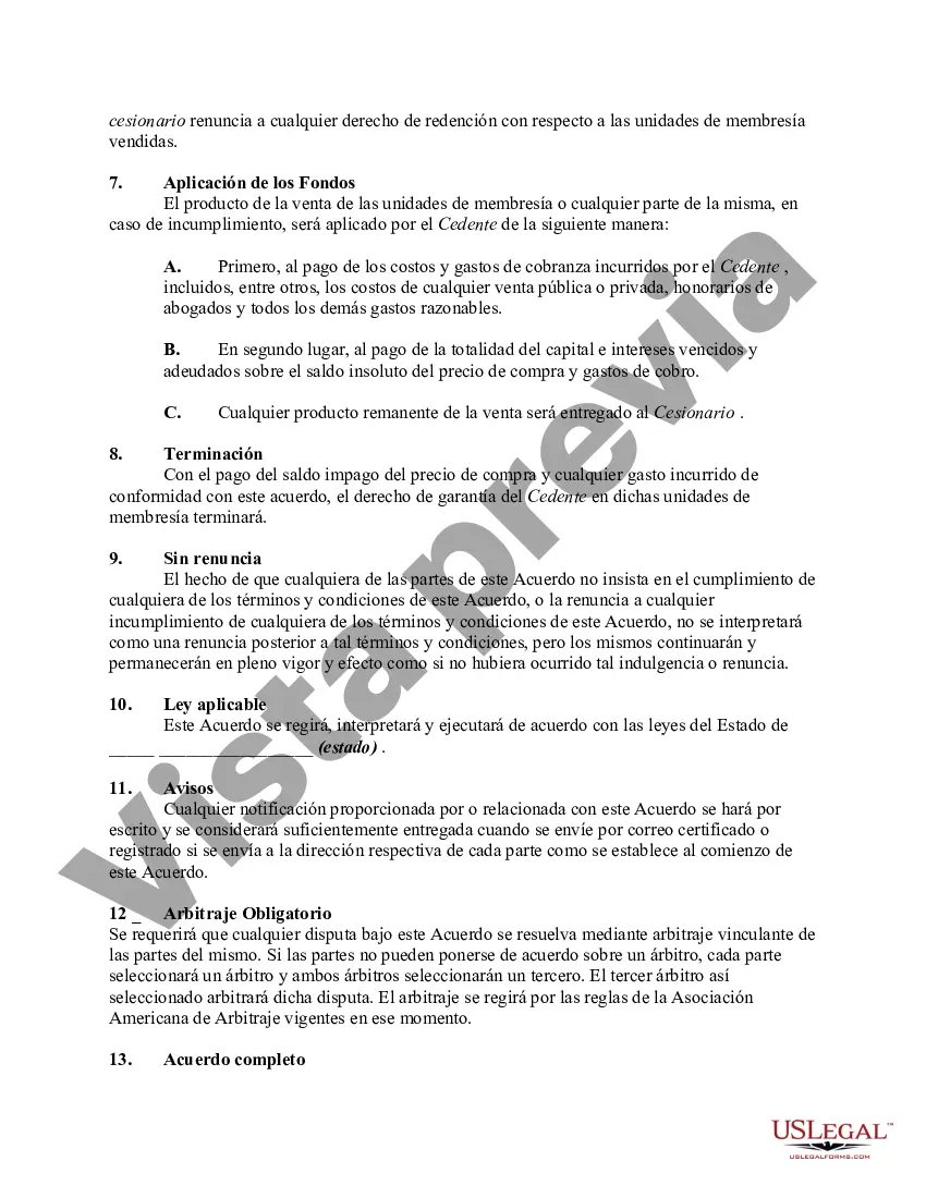 Get Venta y cesión de una participación de propiedad mayoritaria en una sociedad de responsabilidad limitada de conformidad con un acuerdo de venta a plazos y retención de una garantía mobiliaria en la participación de la participación que se vende y cede hasta que se pague Preview Venta y cesión de una participación de propiedad mayoritaria en una sociedad de responsabilidad limitada de conformidad con un acuerdo de venta a plazos y retención de una garantía mobiliaria en la participación de la participación que se vende y cede hasta que se pague