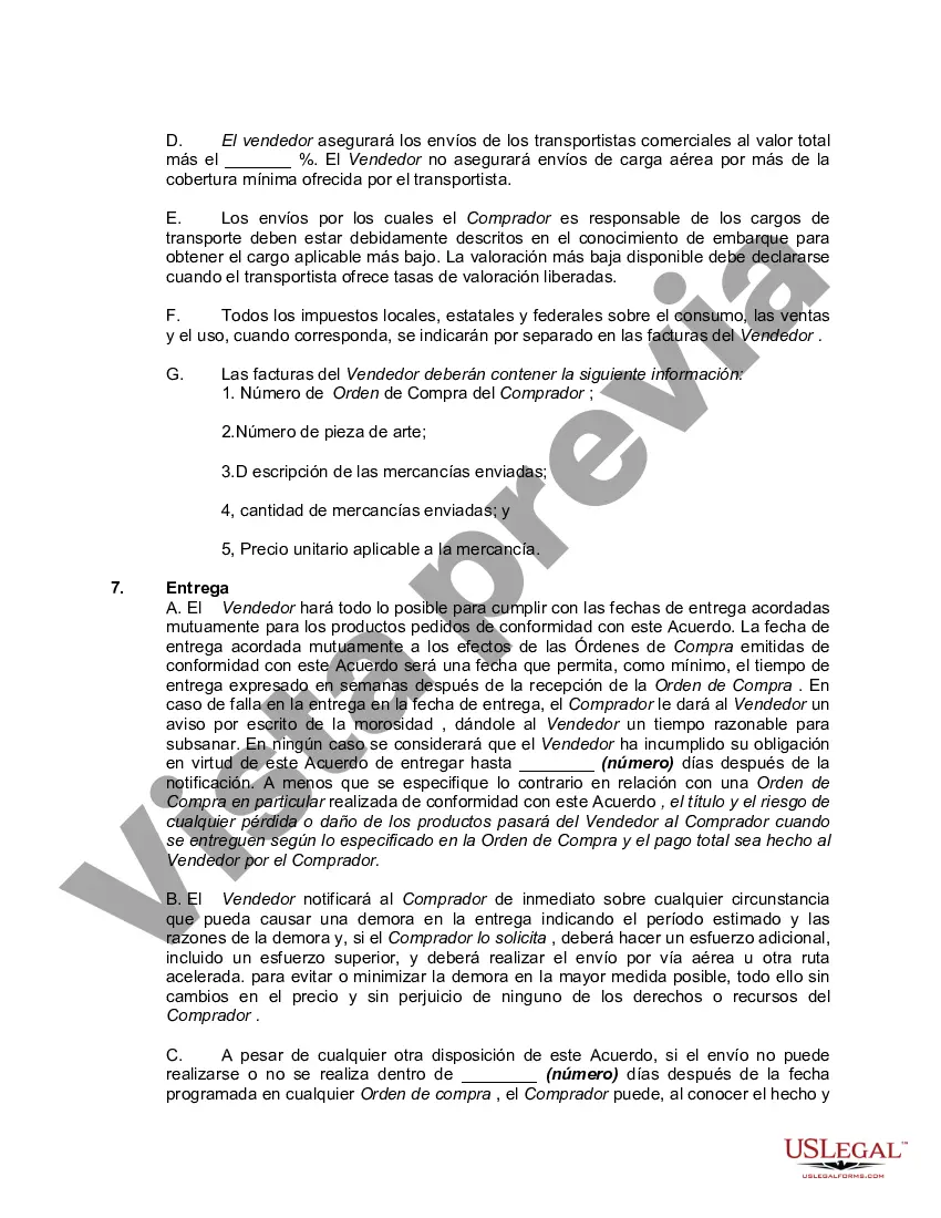Preview Contrato de Venta de Bienes en Base Continua