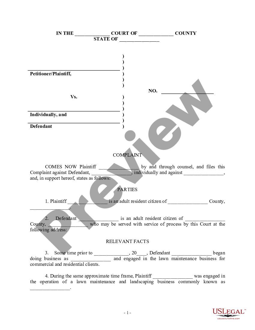 complaint-regarding-breach-of-contract-fair-dealing-fraud-conversion