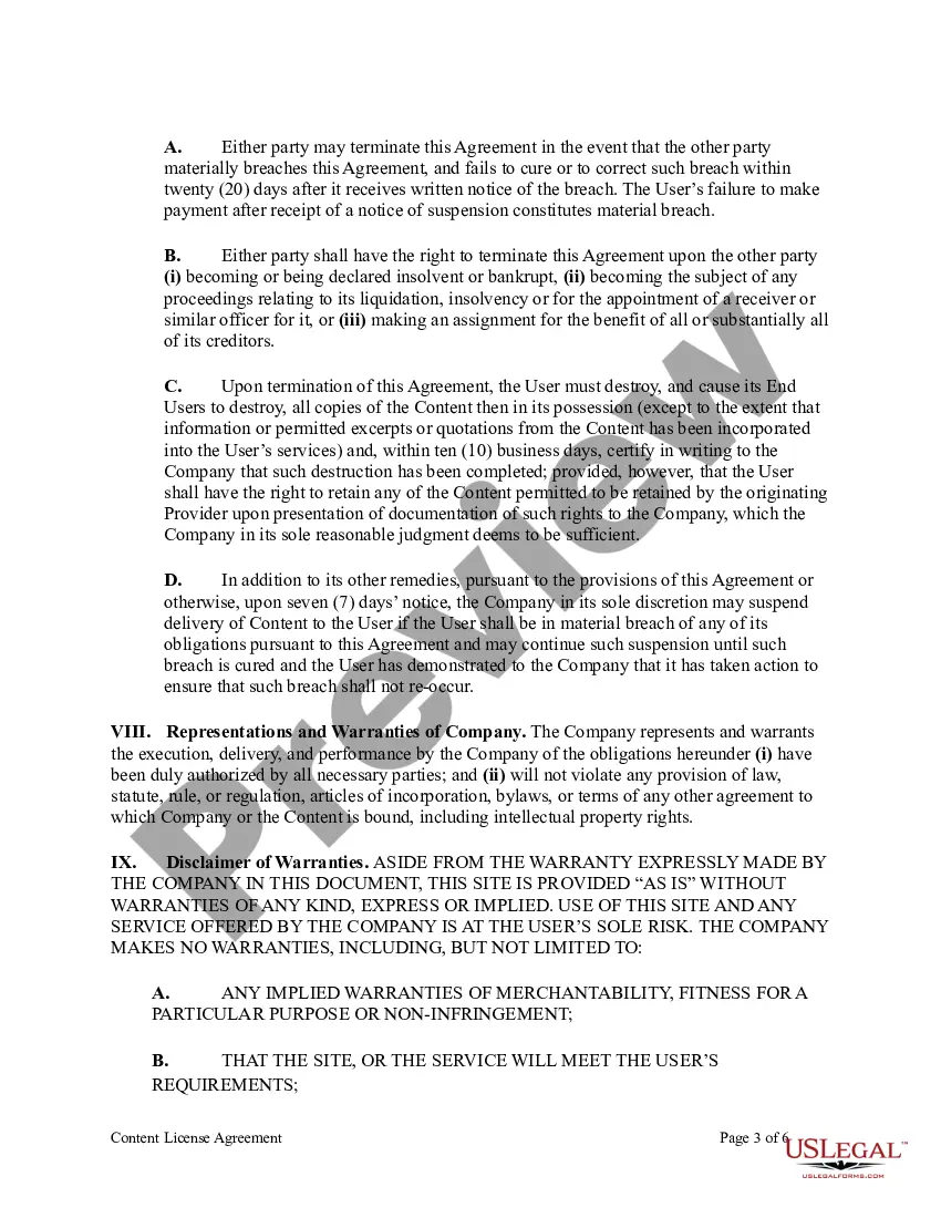 Get Content License Agreement Preview Content License Agreement