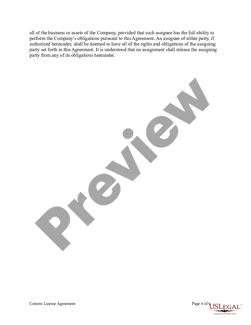 Get Content License Agreement Preview Content License Agreement