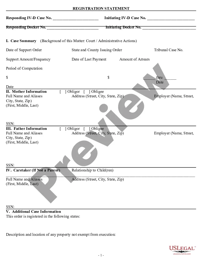 Registration Statement on Form S-1