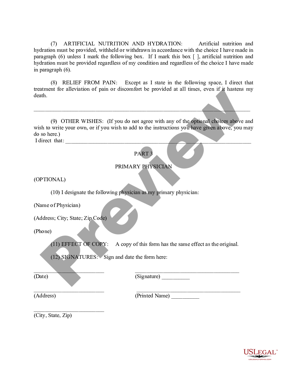 page 4 Uniform Healthcare Act Form preview