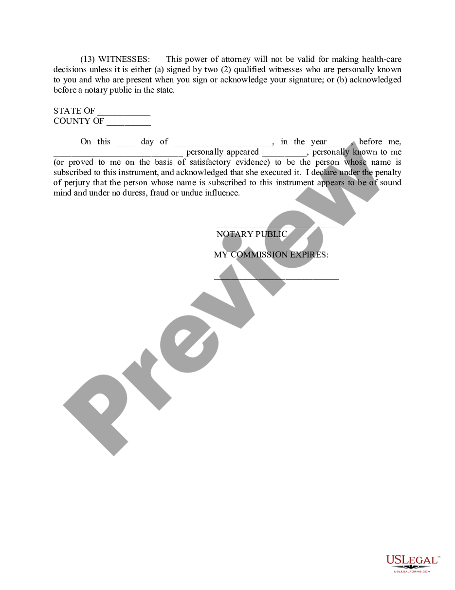 page 5 Uniform Healthcare Act Form preview