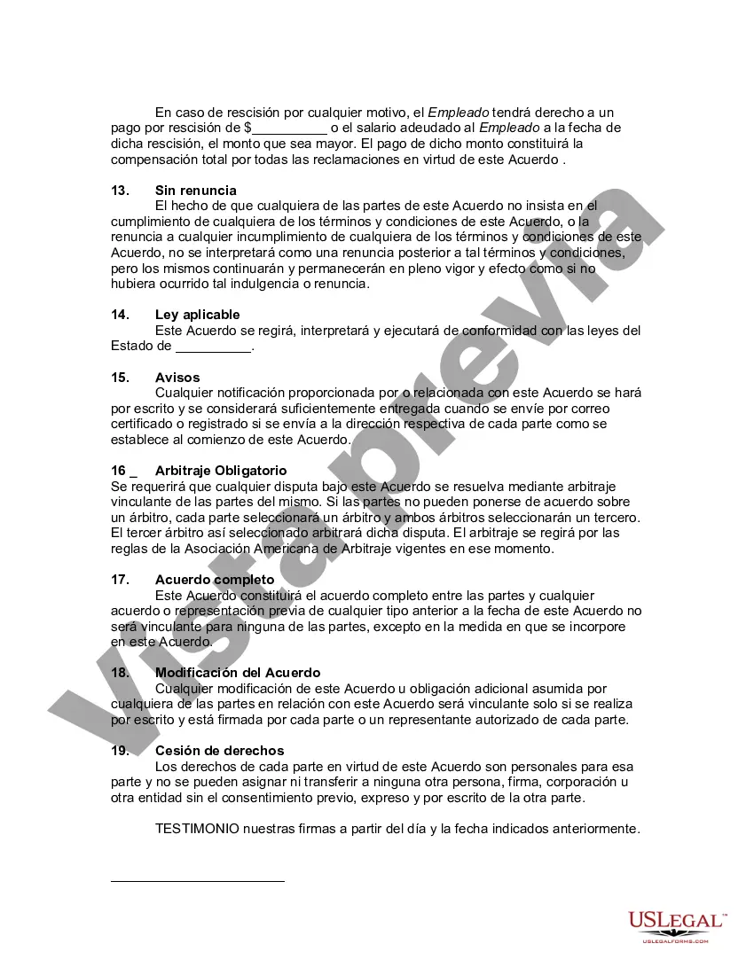 Preview Acuerdo Laboral entre Médico y Corporación de Profesión