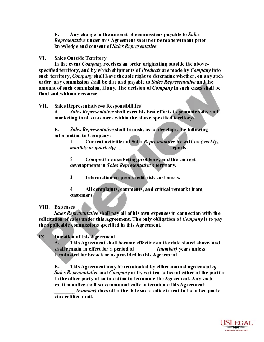 Get Contract with Self-Employed Independent Contractor to Sell Video Surveillance Cameras with Provisions for Termination with or without Cause Preview Contract with Self-Employed Independent Contractor to Sell Video Surveillance Cameras with Provisions for Termination with or without Cause