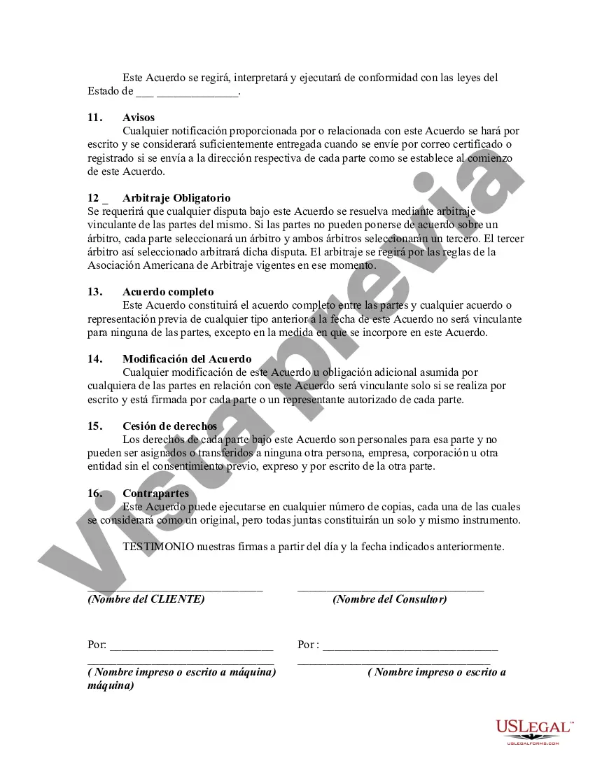 Preview Contrato con Servicio de Consultoría de Gestión Médica