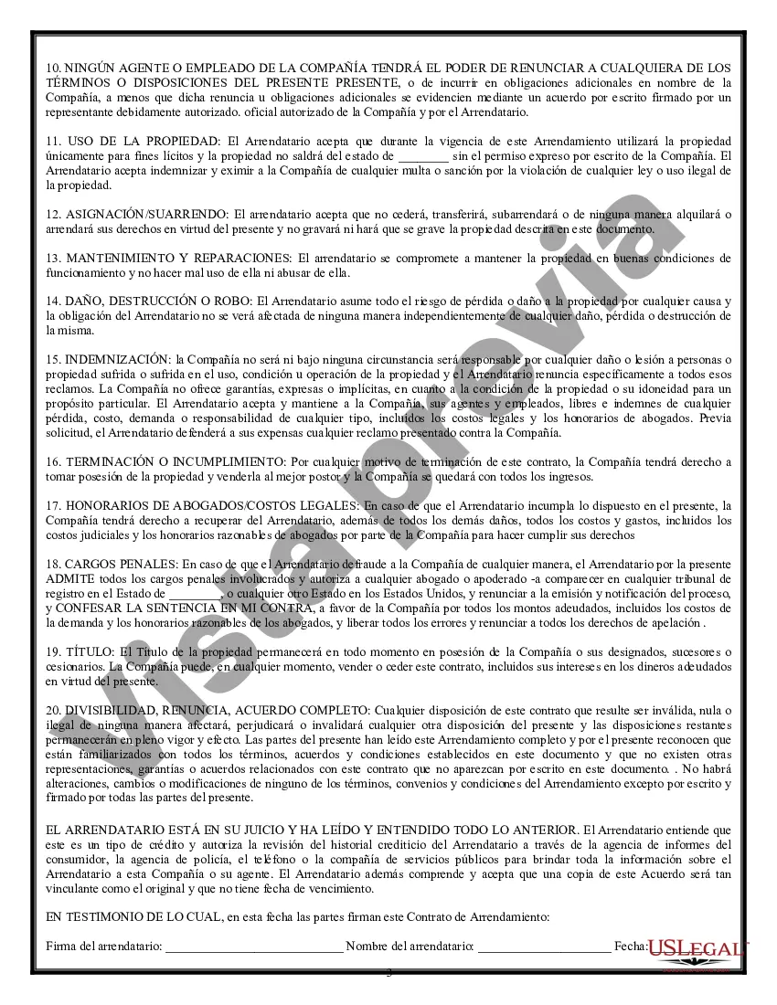 Preview Solicitud de Contrato de Arrendamiento de Vehículo