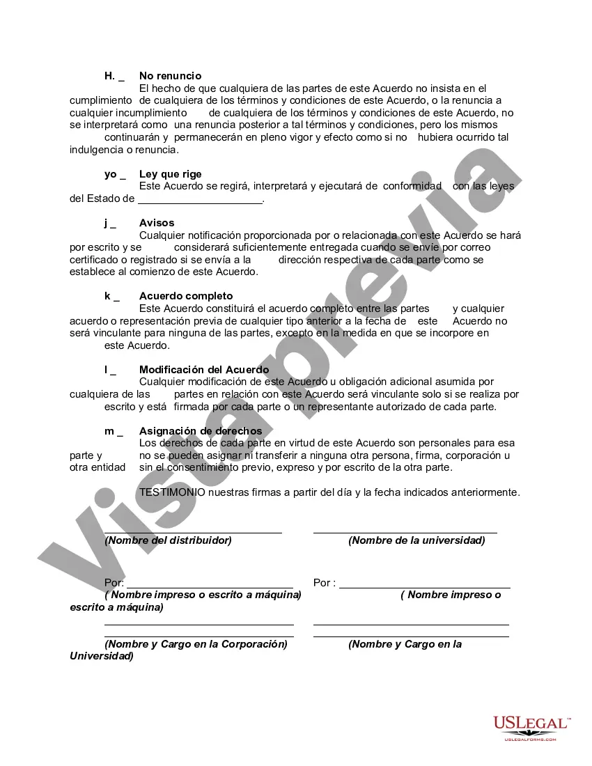 Preview Convenio de Préstamo de Automóvil al Departamento de Atletismo de la Universidad con Fines Promocionales