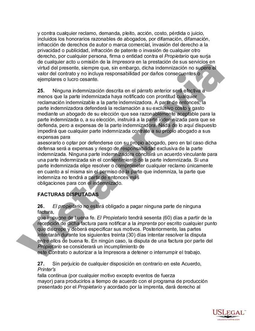 Preview Contrato de Impresión con Empresa Propietaria de la Revista Mensual