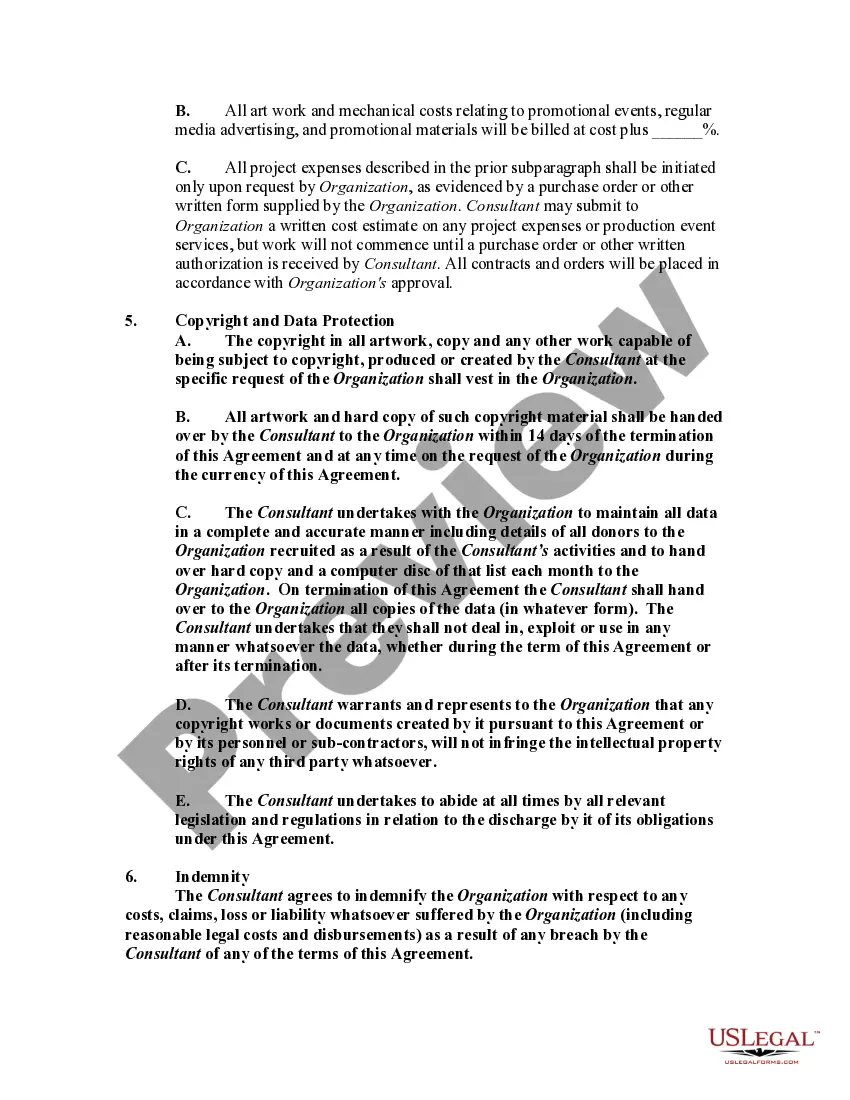 Get Fundraiser Consultant Agreement Preview Fundraiser Consultant Agreement