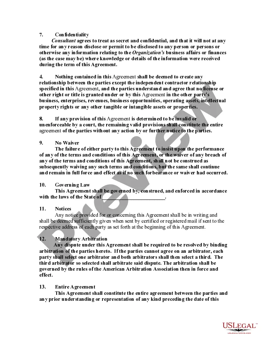 Get Fundraiser Consultant Agreement Preview Fundraiser Consultant Agreement