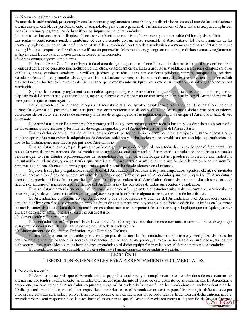 Preview Arrendamiento neto triple para bienes raíces comerciales