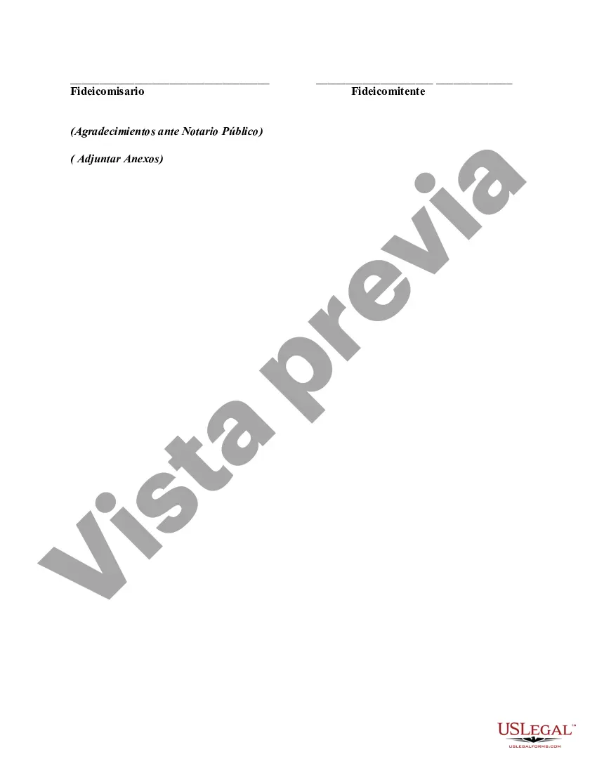 Preview Fideicomiso Irrevocable como Beneficiario Designado de una Cuenta de Retiro Individual