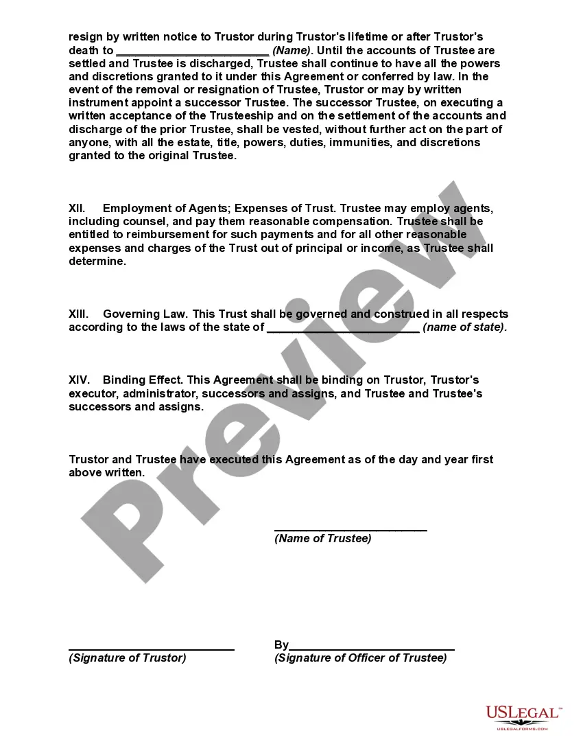 Get Revocable Trust for Lottery Winnings Preview Revocable Trust for Lottery Winnings