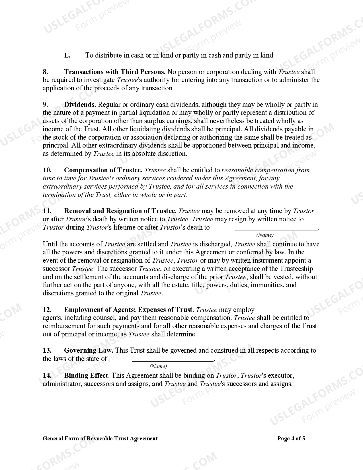 Missouri Revocable Trust for Real Estate | US Legal Forms