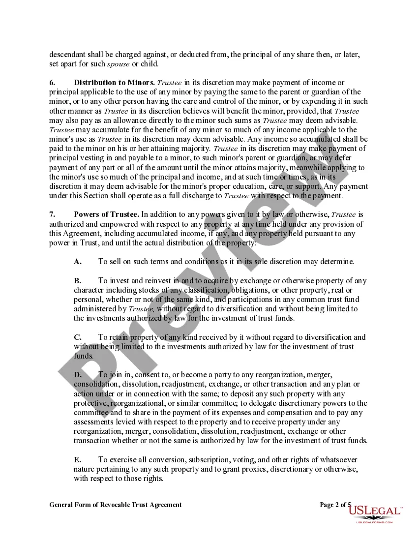 Get Revocable Trust for Child Preview Revocable Trust for Child