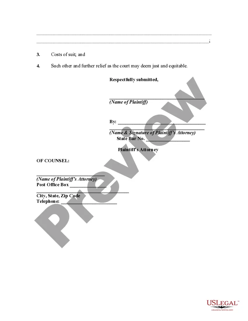 Preview Complaint or Petition to Enjoin Foreclosure Sale due to Misunderstanding as to Promissory Note's Terms of Payment upon Assumption of Note