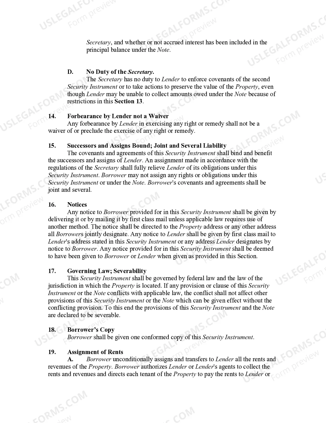 Preview Home Equity Conversion Mortgage - Reverse Mortgage