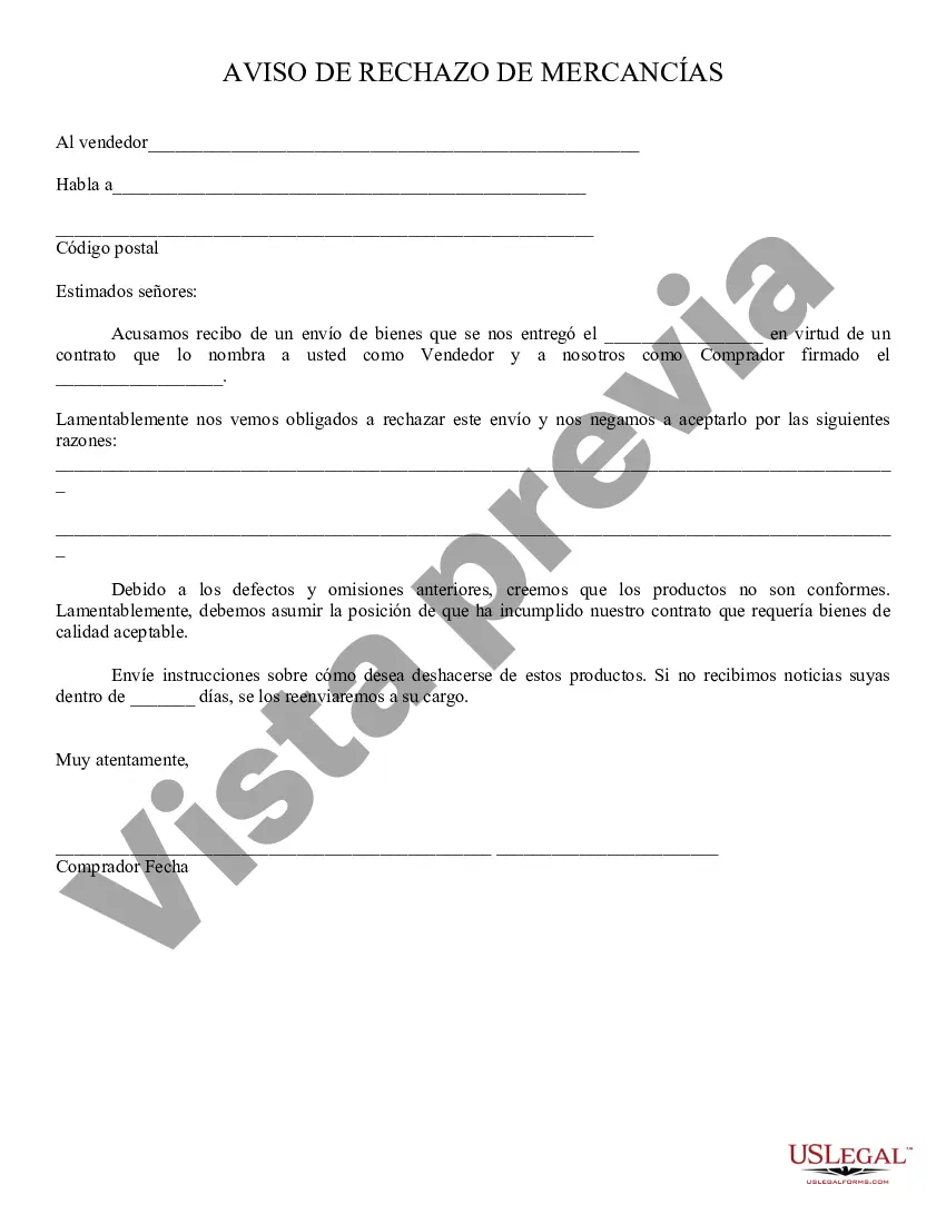 Preview Rechazo de Bienes