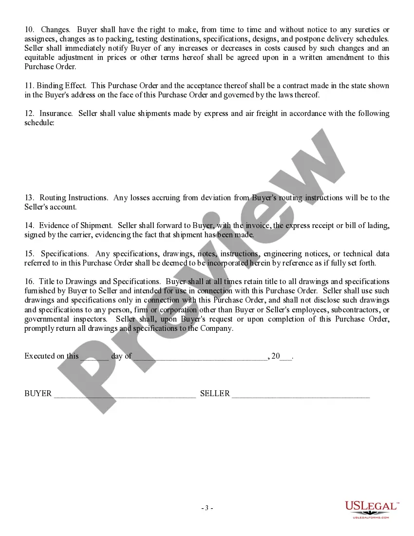 Get Purchase Order, Standard Preview Purchase Order, Standard