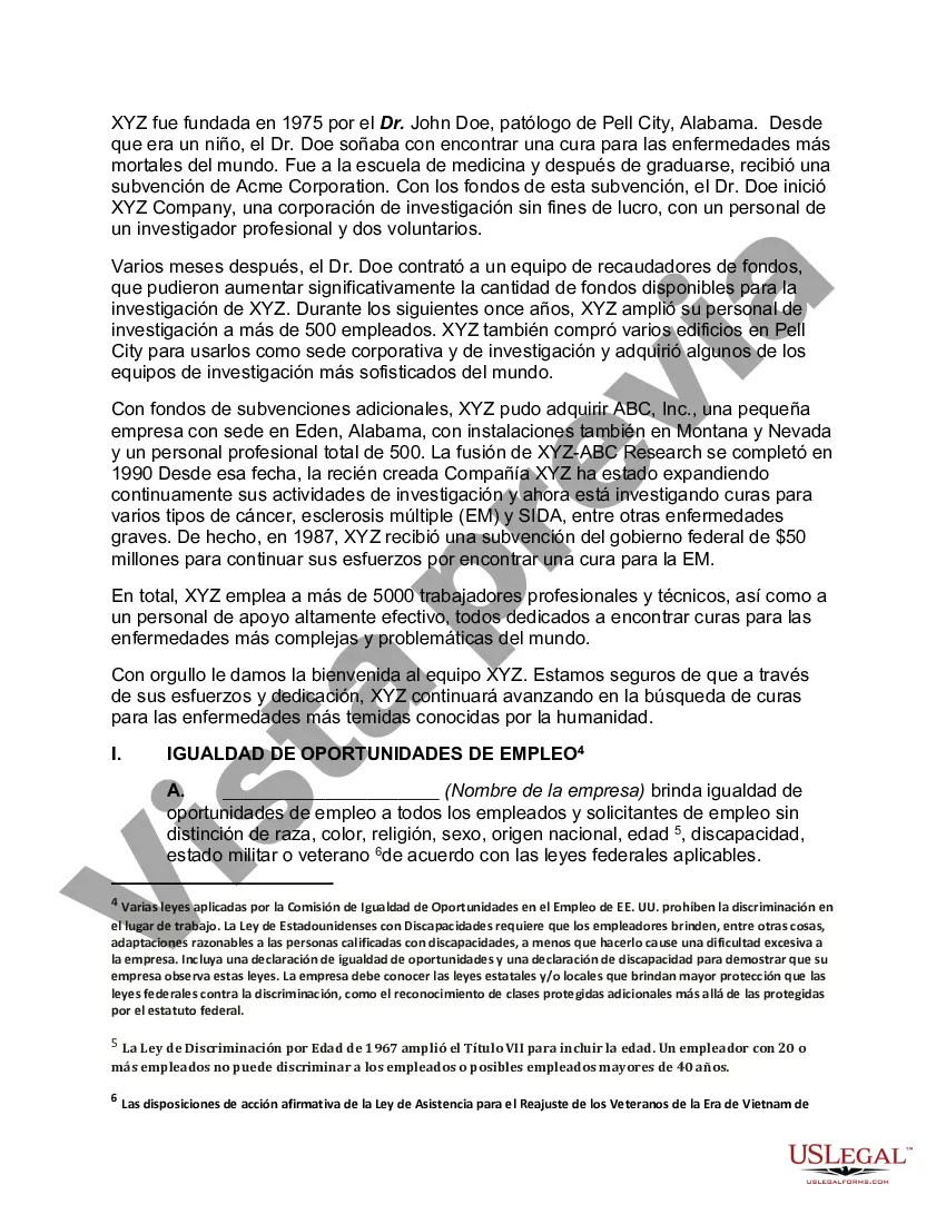 Preview Manual de Personal Anotado o Manual de Empleo