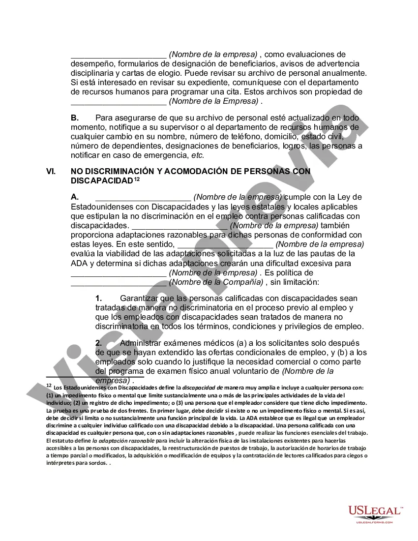 Preview Manual de Personal Anotado o Manual de Empleo