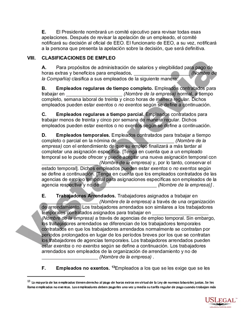 Preview Manual de Personal Anotado o Manual de Empleo