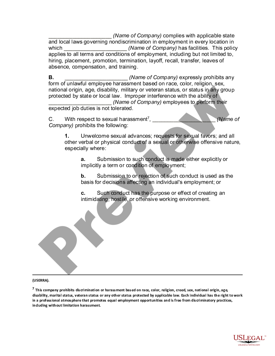 page 2 Annotated Personnel Manual or Employment Handbook preview