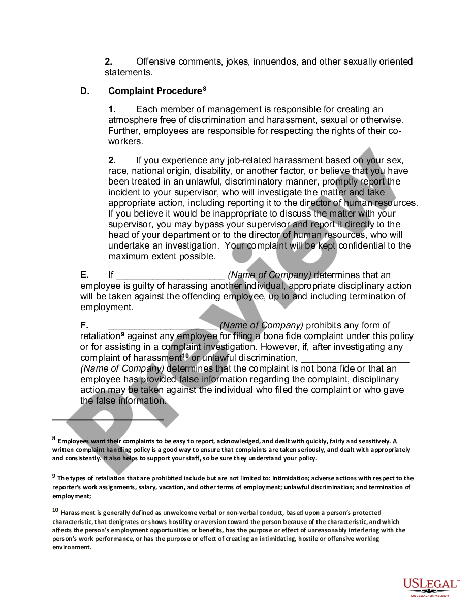 page 3 Annotated Personnel Manual or Employment Handbook preview