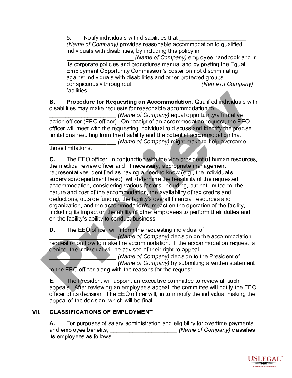 page 7 Annotated Personnel Manual or Employment Handbook preview