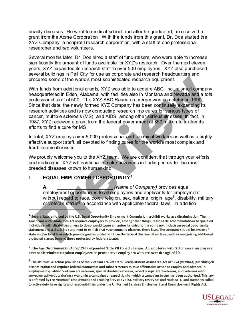 Get Annotated Personnel Manual or Employment Handbook Preview Annotated Personnel Manual or Employment Handbook