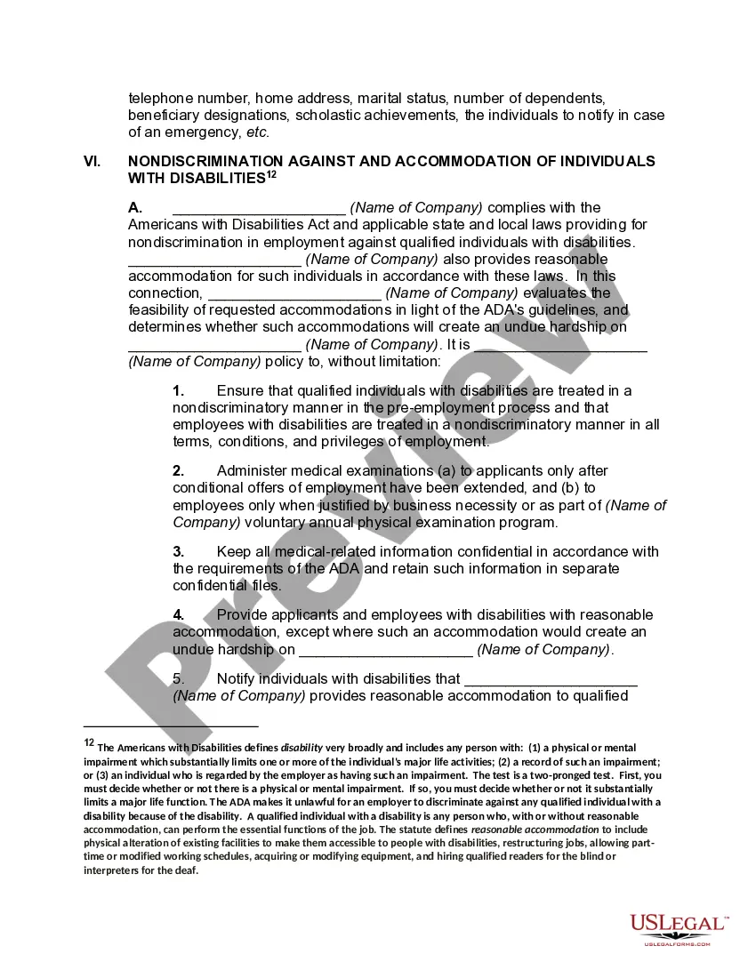 Get Annotated Personnel Manual or Employment Handbook Preview Annotated Personnel Manual or Employment Handbook