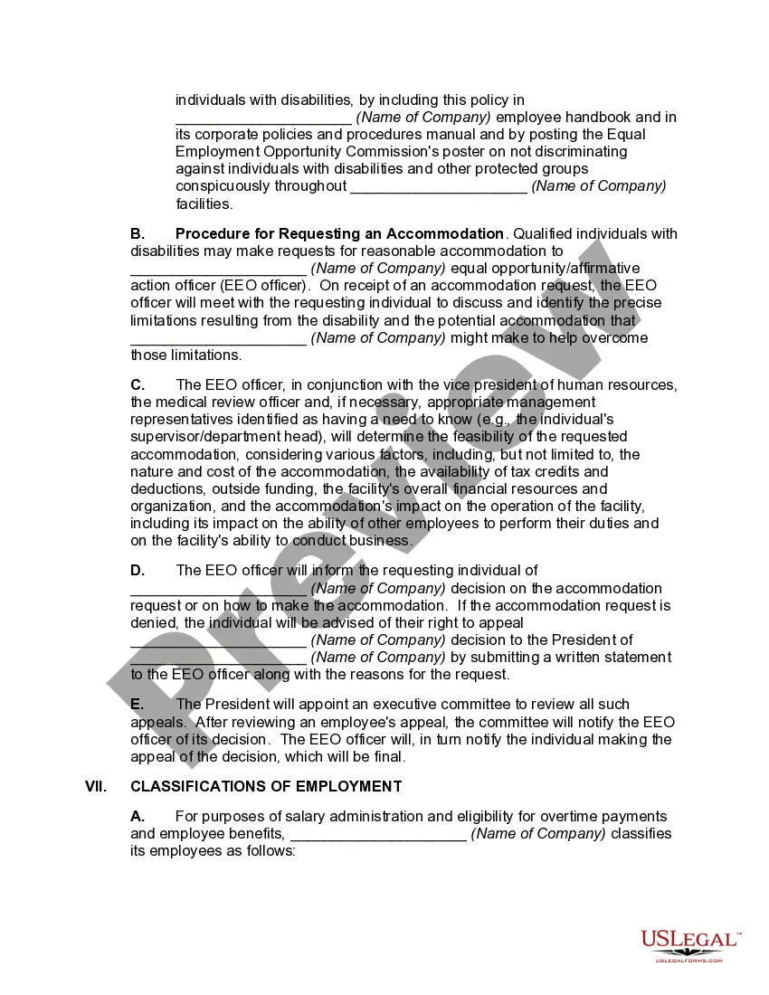 Get Annotated Personnel Manual or Employment Handbook Preview Annotated Personnel Manual or Employment Handbook