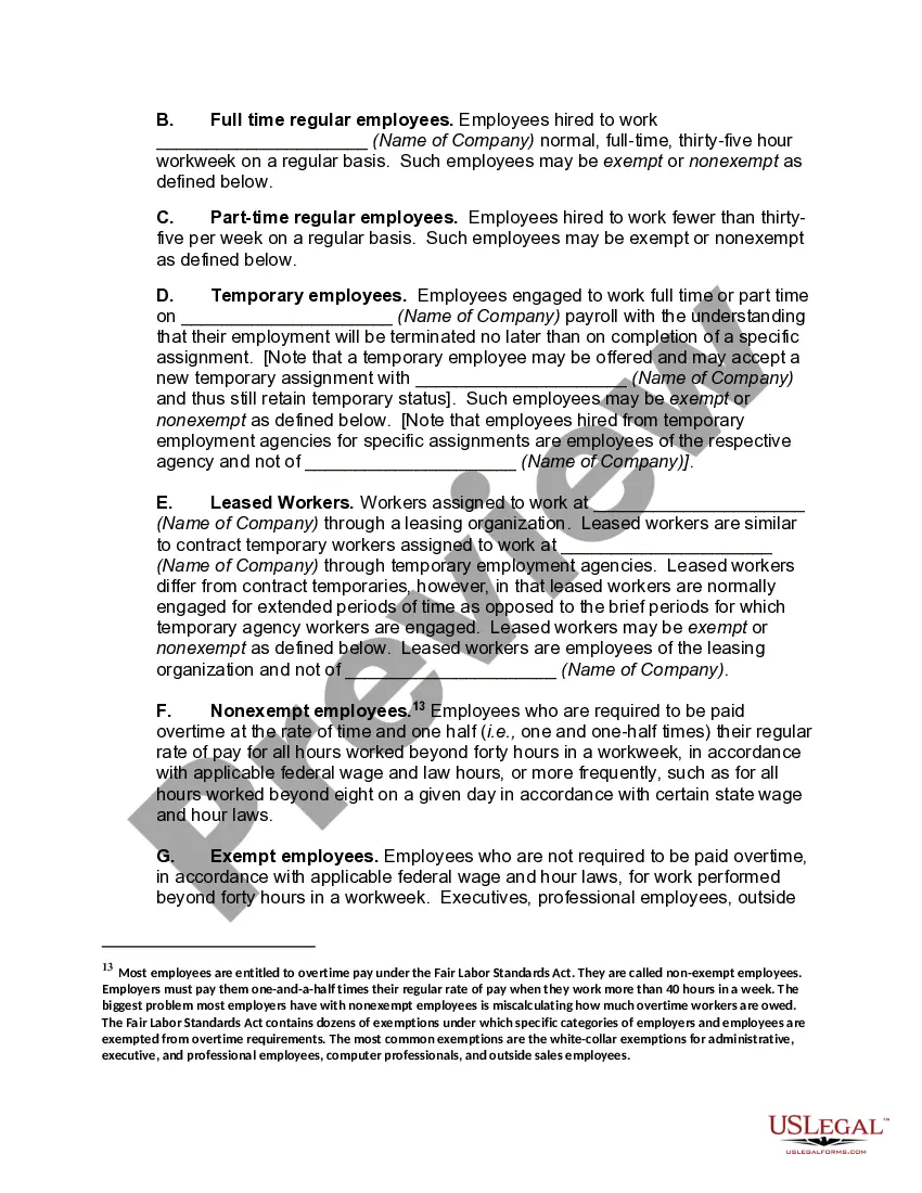 Get Annotated Personnel Manual or Employment Handbook Preview Annotated Personnel Manual or Employment Handbook