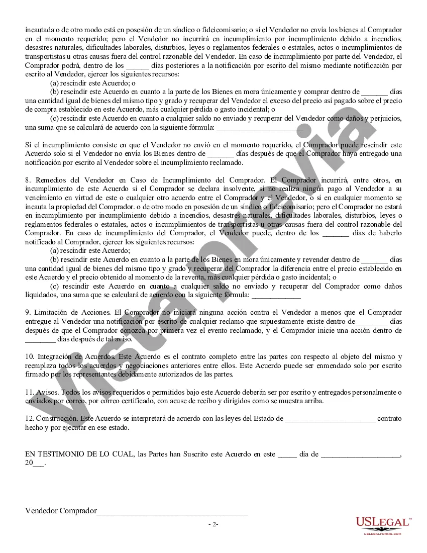 Preview Venta de Bienes, General