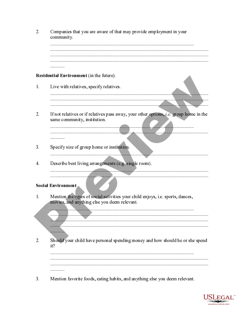 Get General Guidelines for Writing a Letter of Intent and Communicating Your Wishes to the Guardians, Trustees and the Courts about Your Child Preview General Guidelines for Writing a Letter of Intent and Communicating Your Wishes to the Guardians, Trustees and the Courts about Your Child
